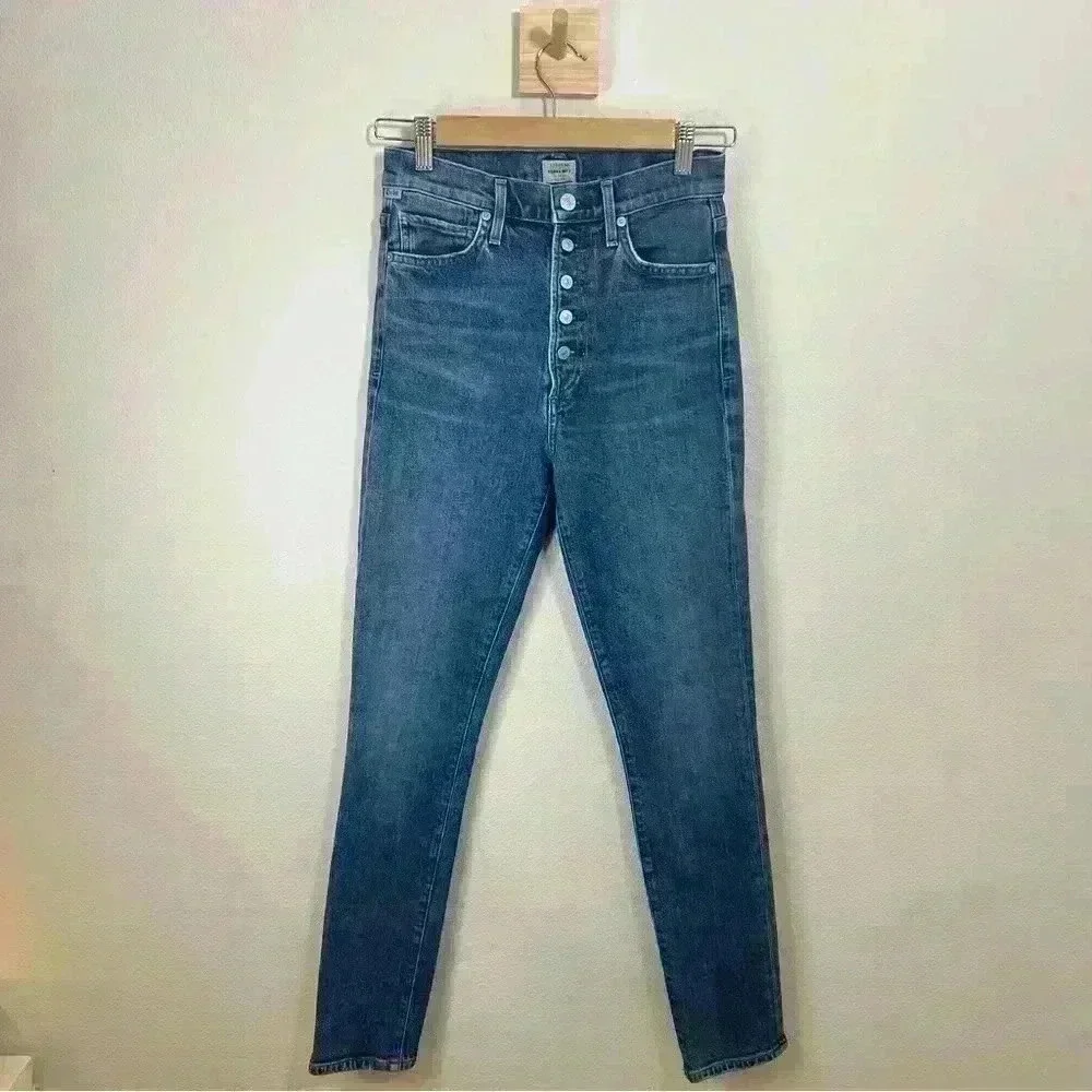 Citizens of Humanity Olivia High-Rise Slim Ankle Jeans Size 25 - Picture 3 of 13